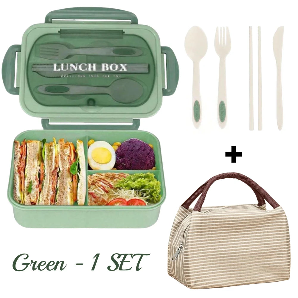 40 58oz Lunch Box Utensils & Insulated Bag