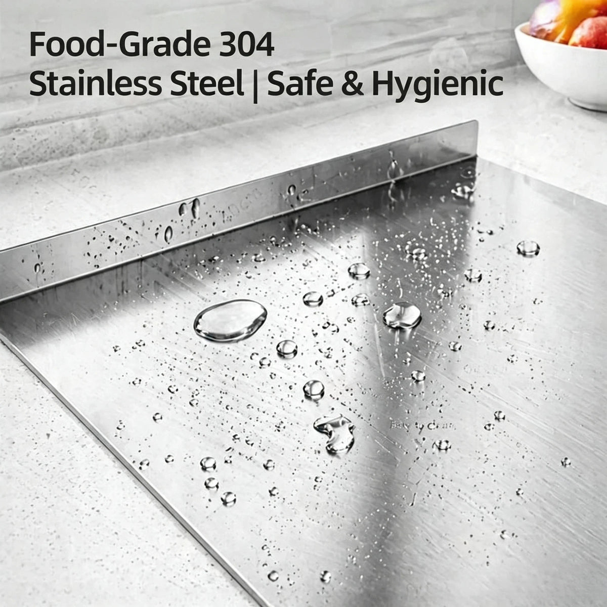 Large 304 Stainless Steel Dough Kneading Rolling Board