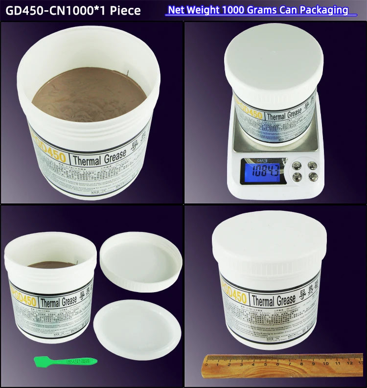 Gd900 Gd007 Gd-2 Thermal Grease Net Weight 1000g