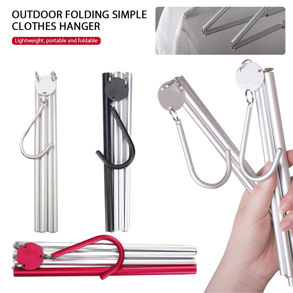 Outdoor Foldable Non-Slip Coat Drying Rack Aluminum Closet