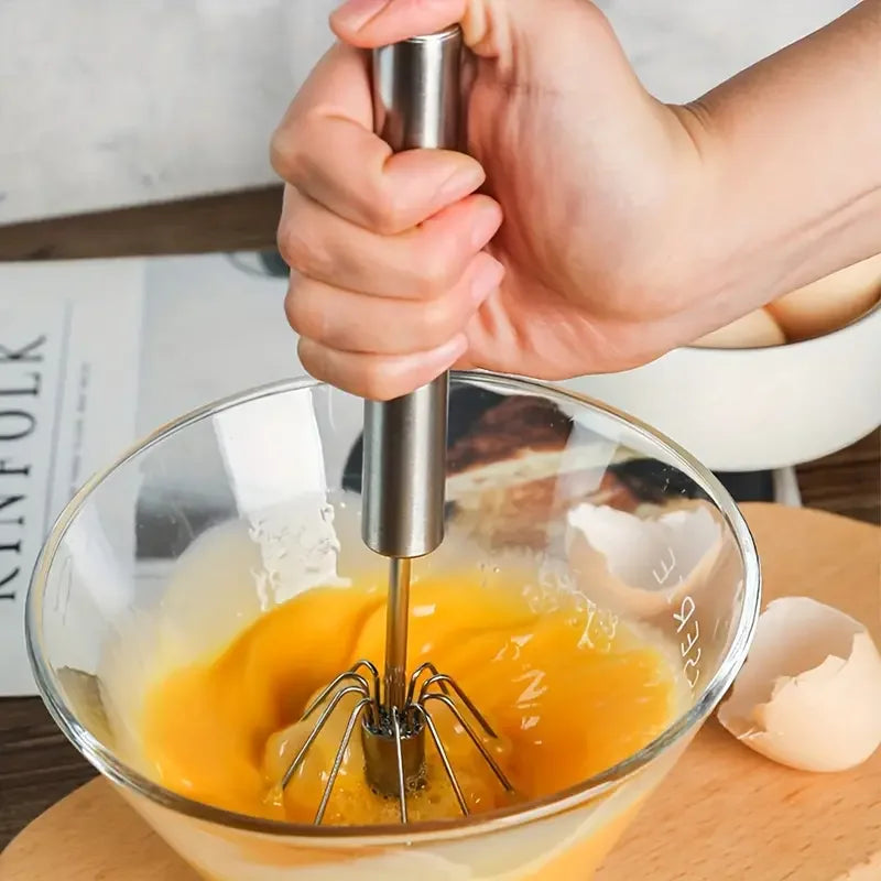 Stainless Steel Semi-Automatic Egg Beater Whipping Cream