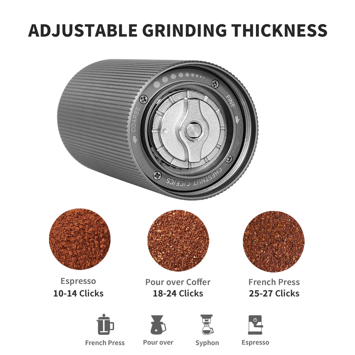Timemore Chestnut C2 Max Coffee Grinder Hand Mill