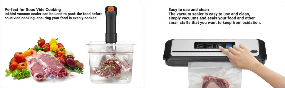 Inkbird Ink-Vs01 Vacuum Sealer Automatic Sealing Machine 5x