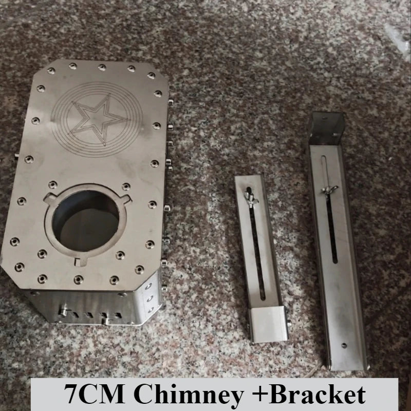 Camping Firewood Stove Anti Spark Mars Heating Chimney