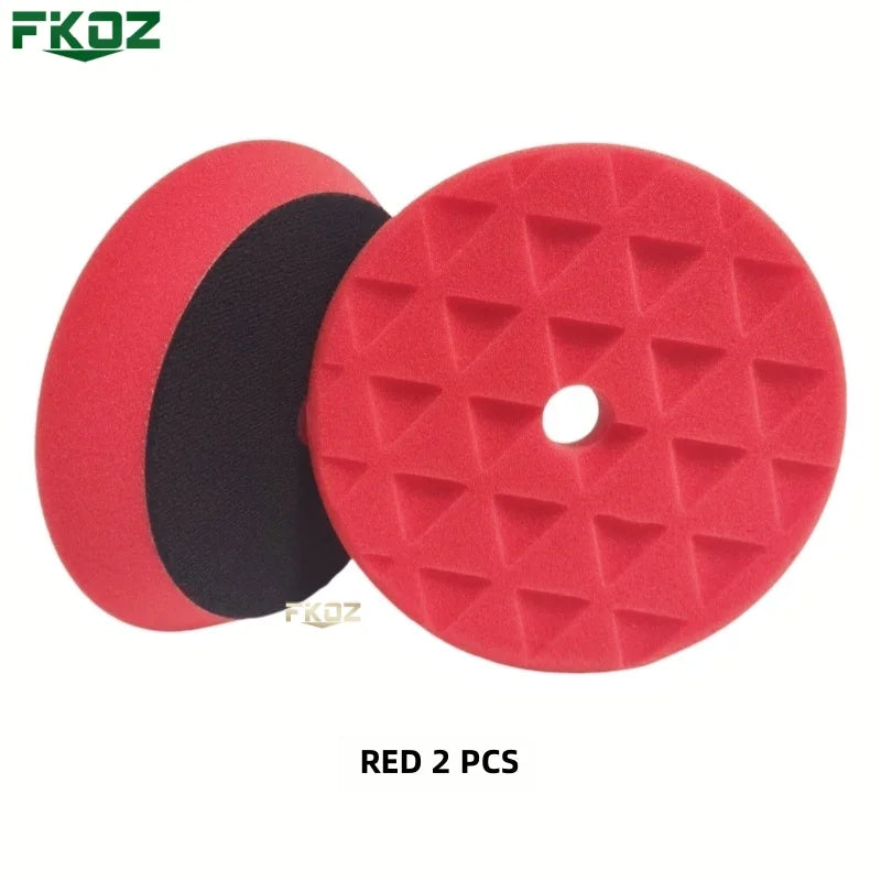 6/7 Inch Concave Triangle Car Polishing Sponge Pad