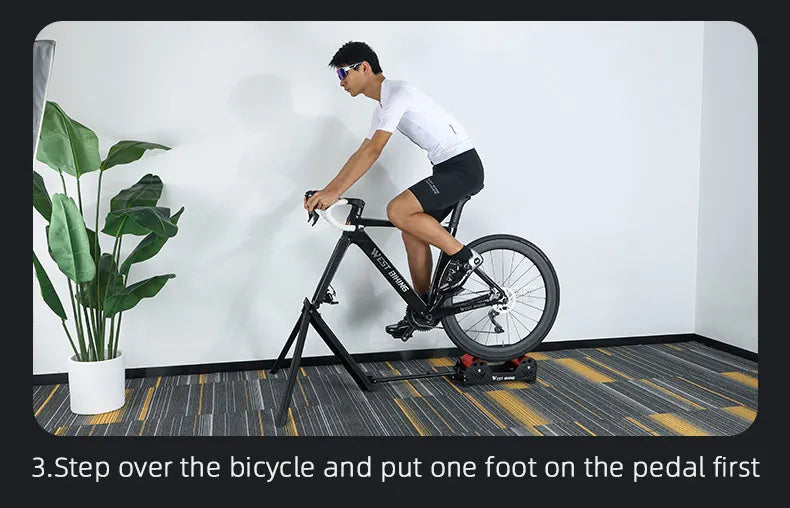 West Biking Bicycle Magnetic Resistance Roller Training Stand