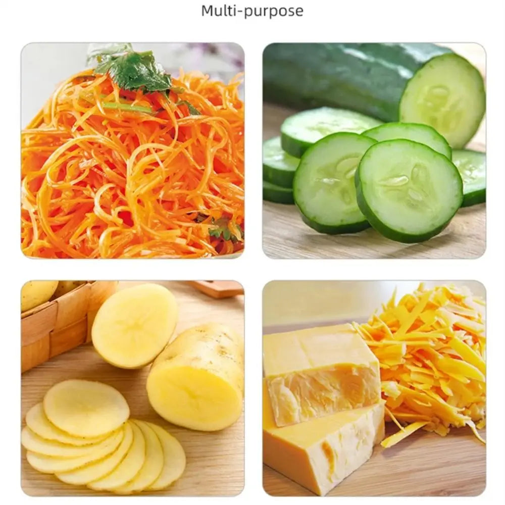 Stainless Steel Mini Peel Cutter Four-Sided Handheld Grater