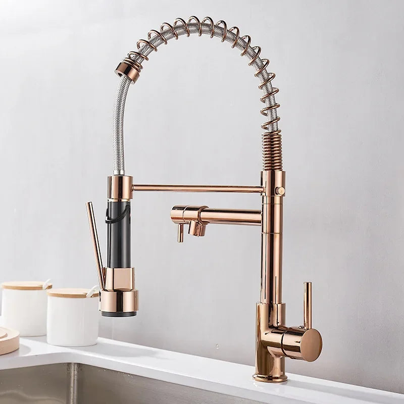 Gegve Faucets Removable Taps Brush Brass Faucet Water
