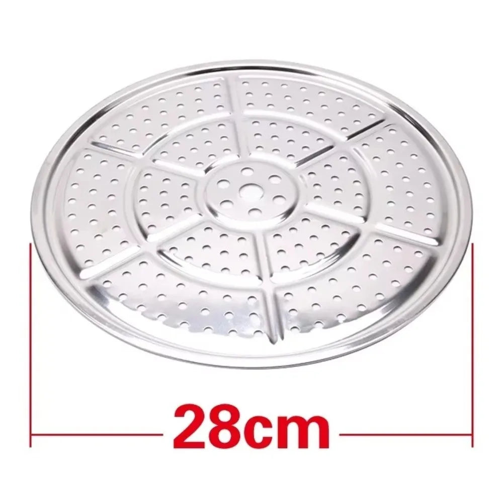 Durable Stainless Steel Steamer 16-34cm Compartment Steamed Rice