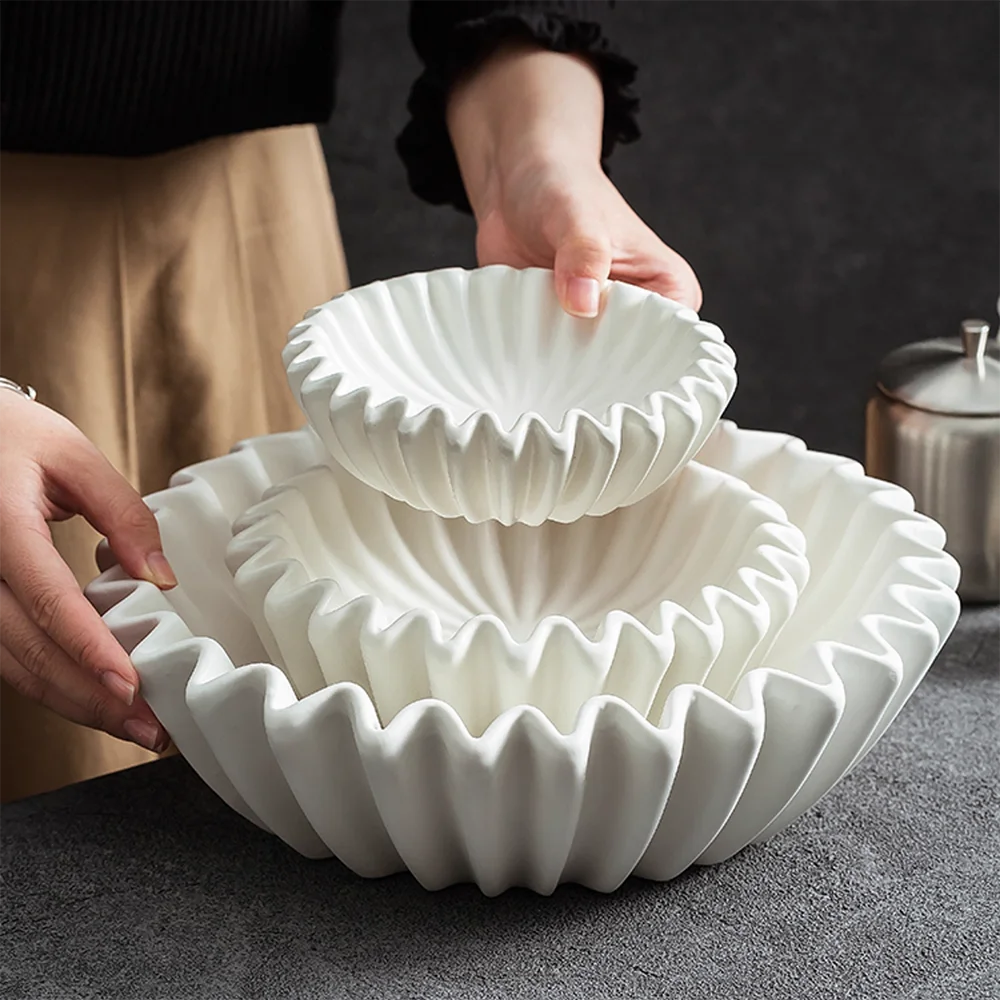 Silicone Mold Lotus Leaf Edge Bowl Diy Resin/Cement