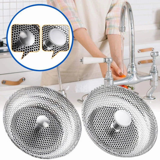 Waste Plug Sink Strainer Stainless Steel Basin Drain