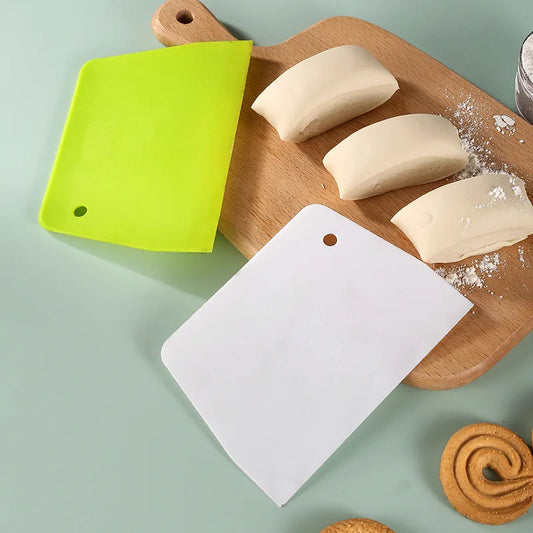 Baking Plastic Scraper Diy Pastry Cream Spatula Trapezoidal