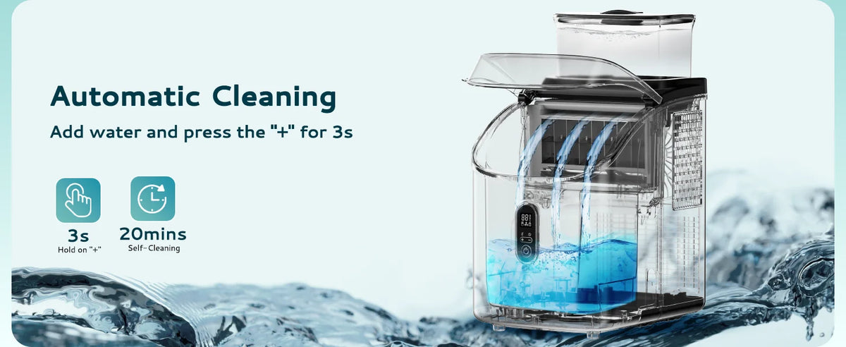 Euhomy Ice Maker Machine 15kg/24h Production 16 Cube/13