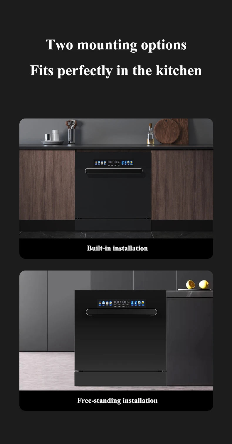 Built In Dishwasher Machine Automatic Drawer Smart Dish