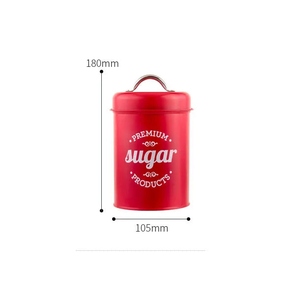 Canisters Coffee Tea Sugar Flour Metal Tin Jars