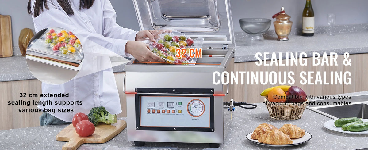 Succebuy Dz-260c Chamber Vacuum Sealer 320w Vacuum Packing