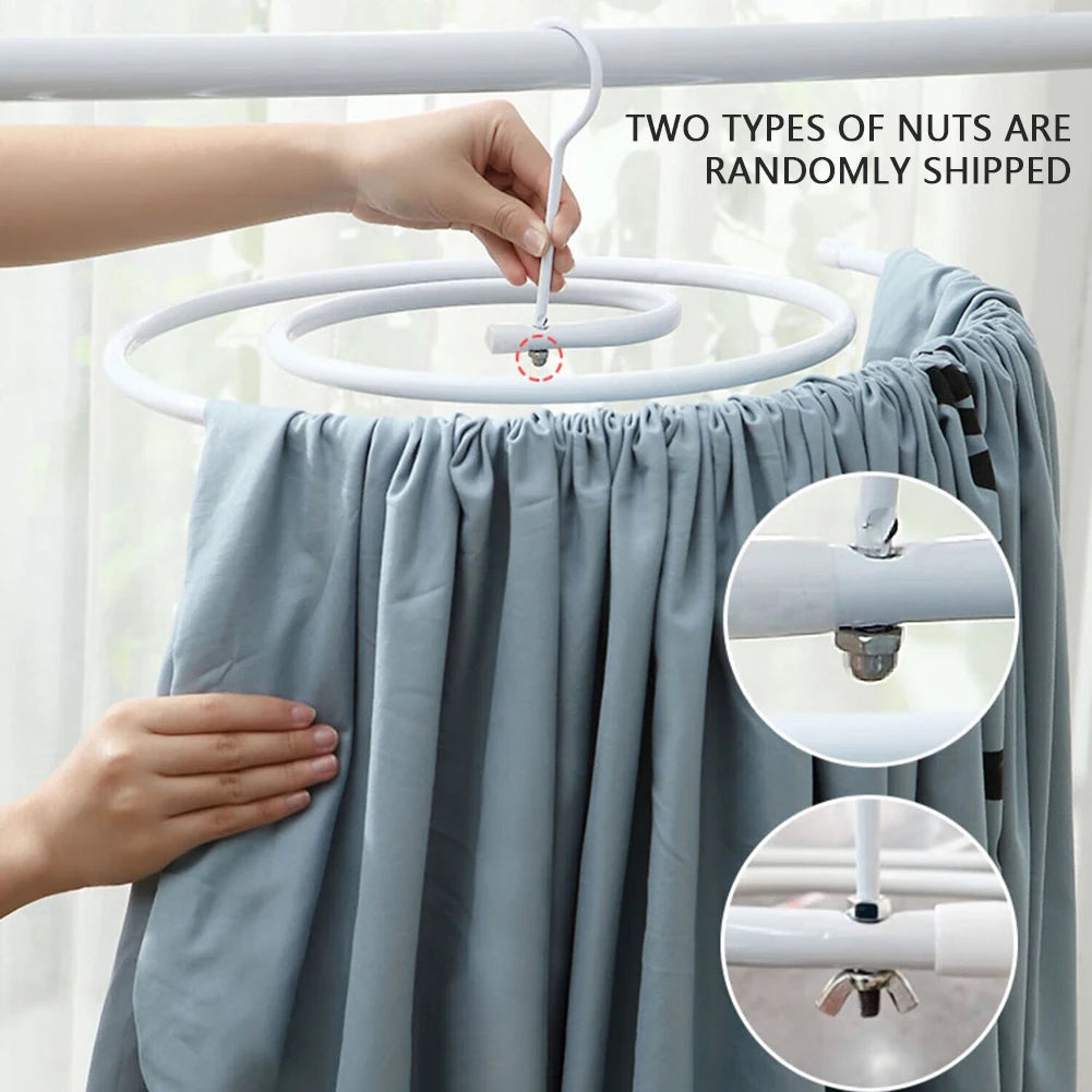 1/2pcs Round Spirals Sheet Hanger Quilt Sheet Hangers