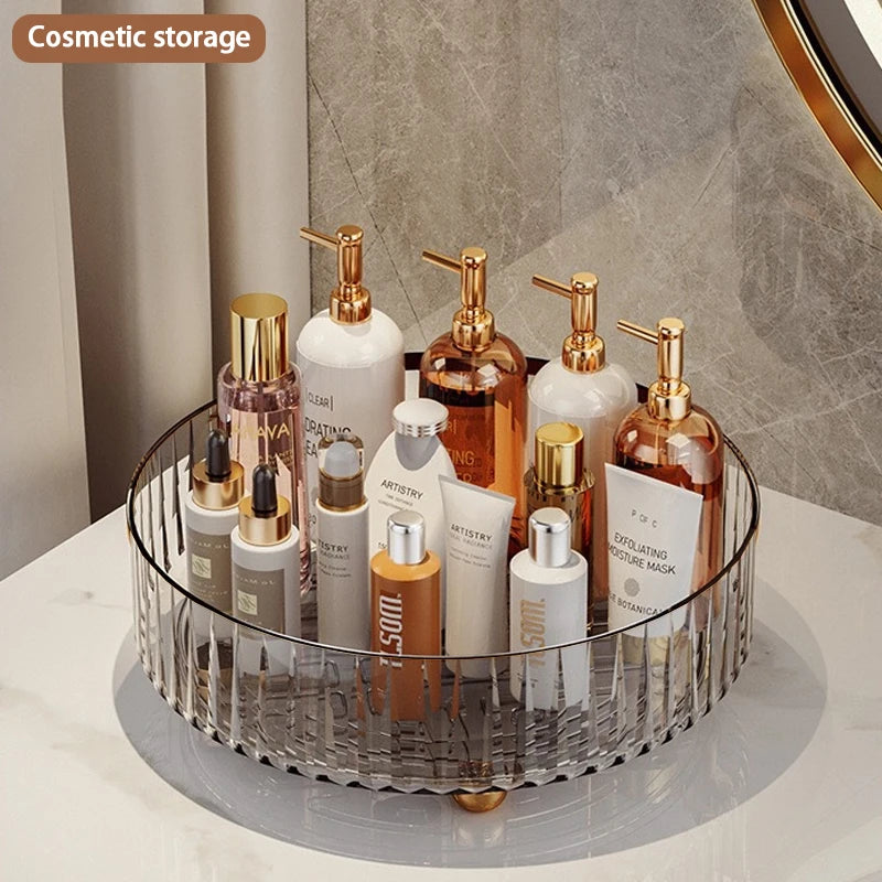 Rotating Spice Rack Kitchens Multi-Functional Storage Tray