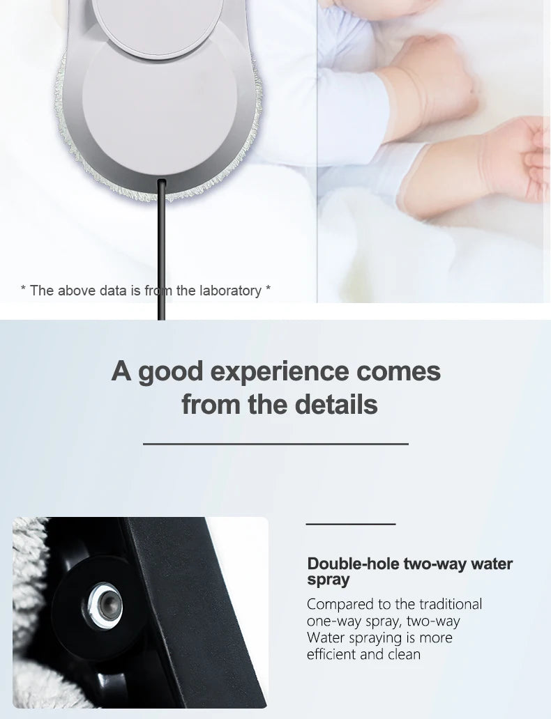 Puruikai Robot Electric Automatic Window Cleaning Robotic Vacuum