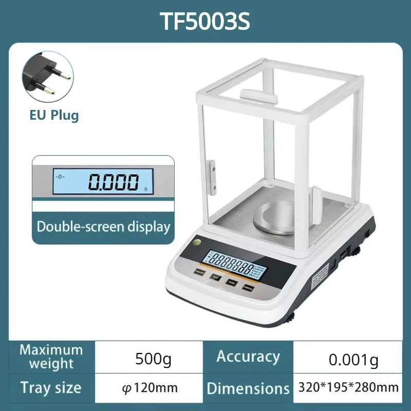 001g 500g Analytical Lab Balance Digital Scale Precision
