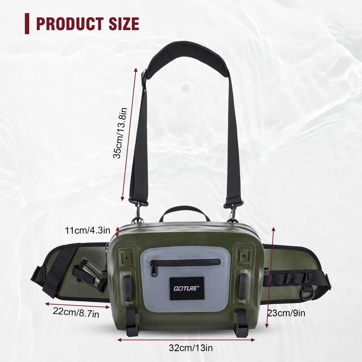 Goture 6m Tenkara Rod Spare Tip Section&Storage Bag