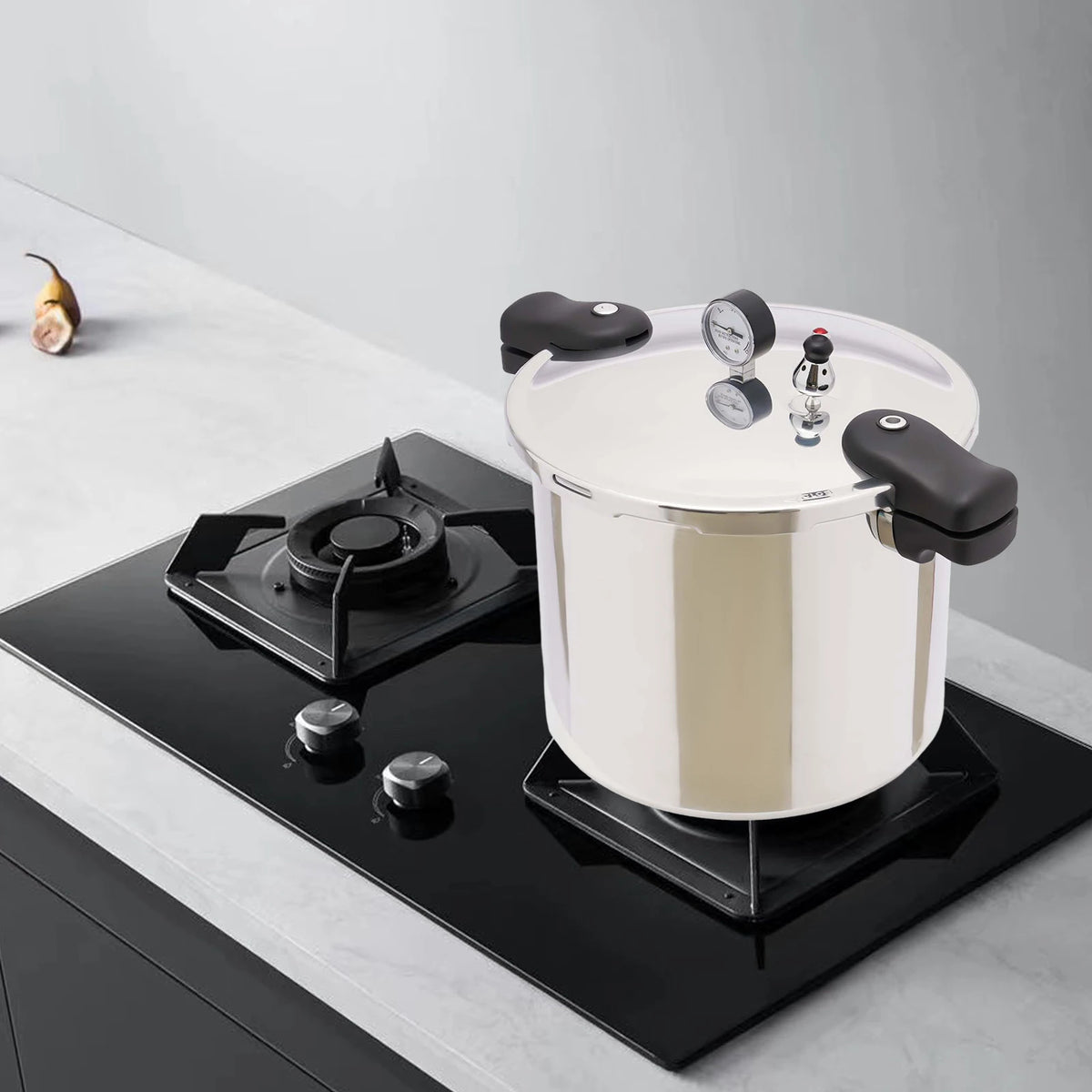 22l Aluminium Alloy Pressure Canner 90kpa Thickened