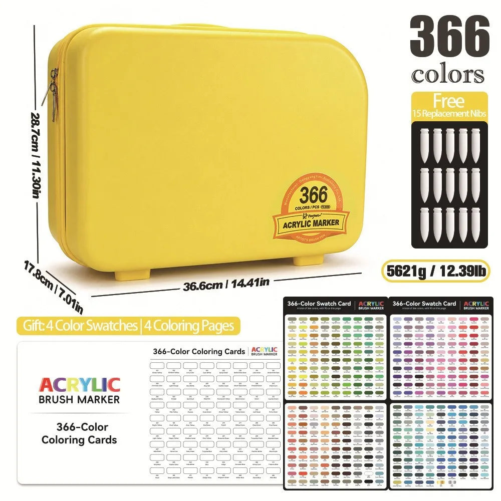 12-418 Colors Brand Upgrade Soft Brush Tip Acrylic