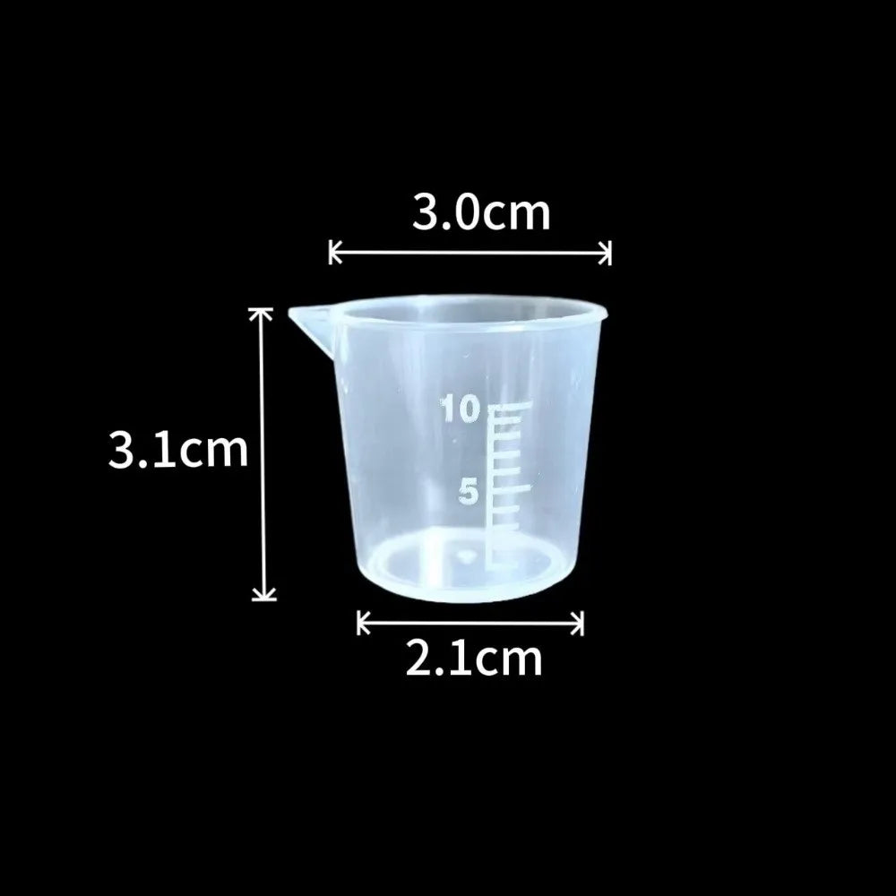 Transparent Plastic Measuring Cups Multi-Purpose Graduated Scale