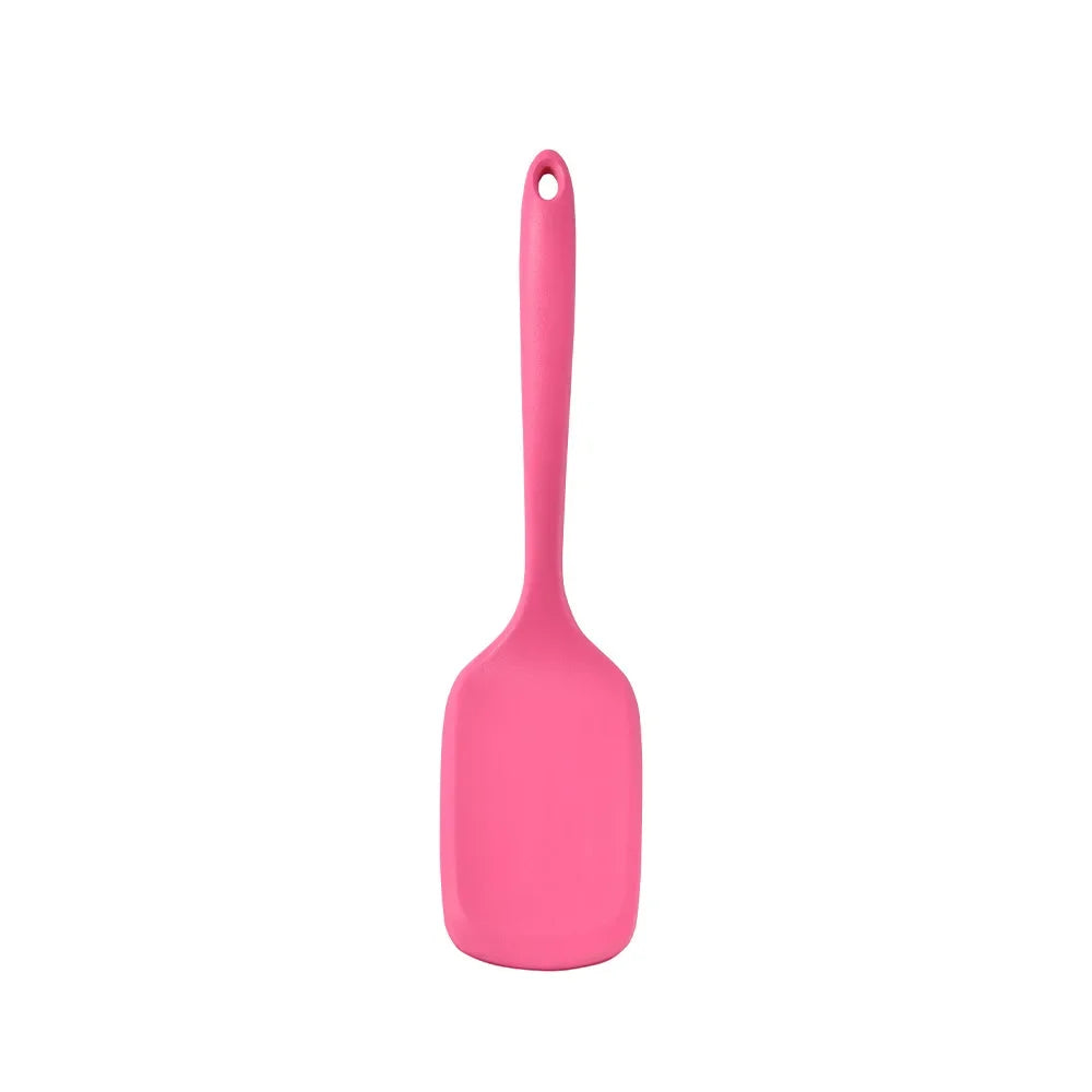 1/6pcs Pink Silicone Utensil Non-Stick Pans Silicone Spatula
