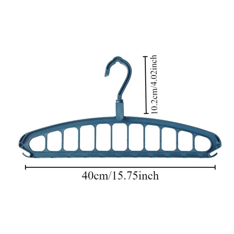 1/2pcs Space Saving Multi-Hole Clothes Hanger Dorm