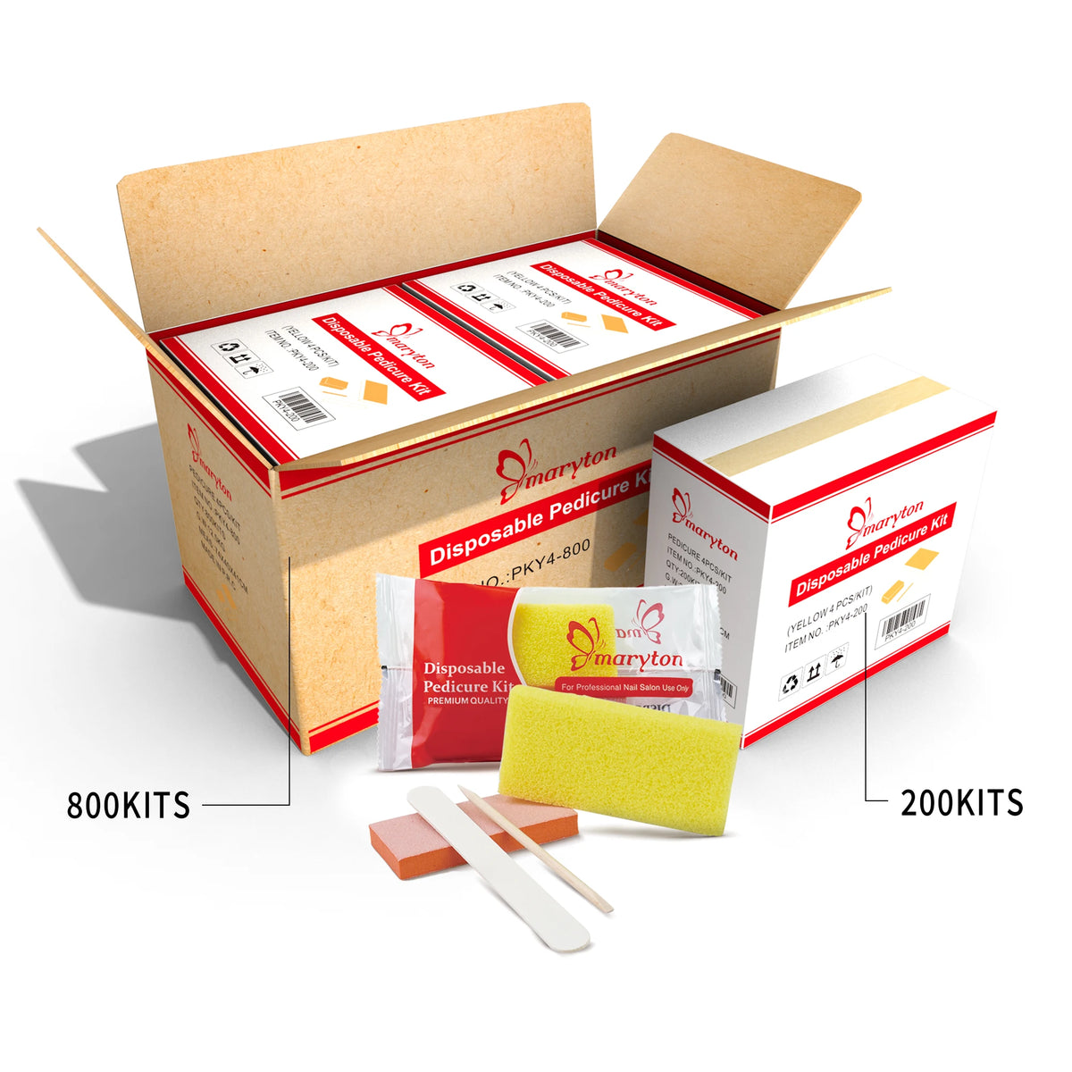 800 Sets/Carton Disposable Pedicure Kits Nail Sets Sand