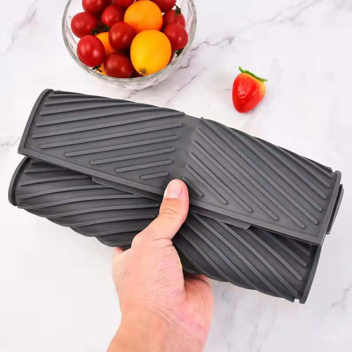 Dish Drying Mat Counter Silicone Large Dish Drying