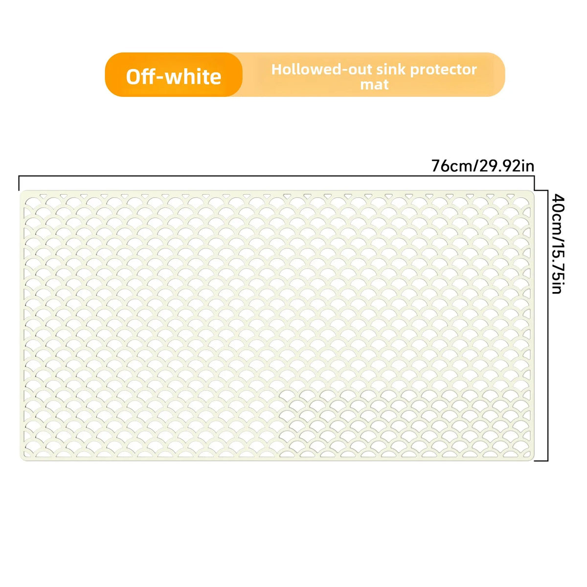 Sink Silicone Mat Anti-Scratch Honeycomb Pad Dishwashing Basin