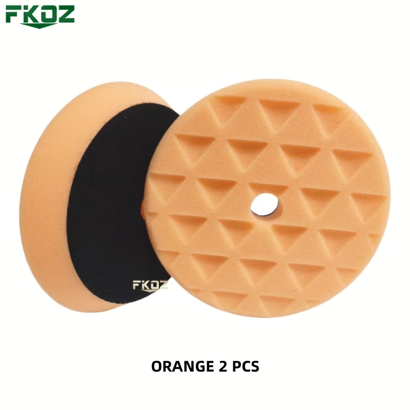 6/7 Inch Concave Triangle Car Polishing Sponge Pad