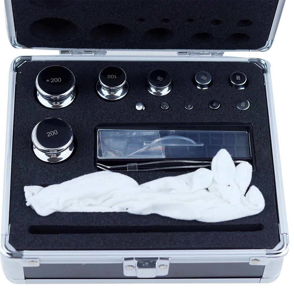 F1 Grade 24pcs 1mg-500g 304 Stainless Steel Digital