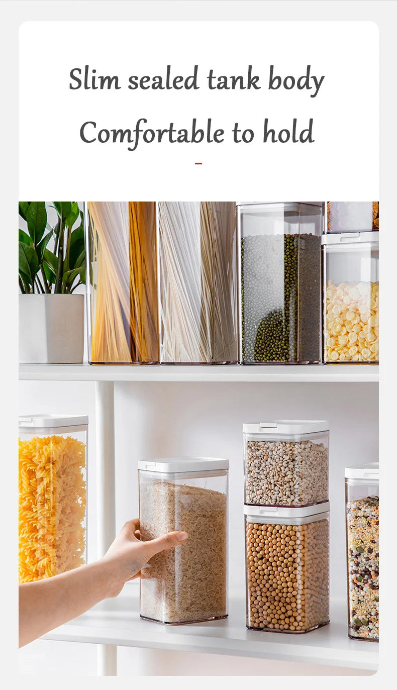 Opening Lid Sealed Jar Transparent Body Food Grade