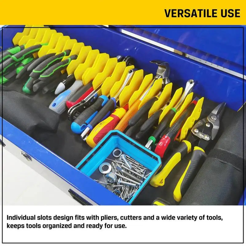 Practical Plier Organizer Rack Holds Up To Ten