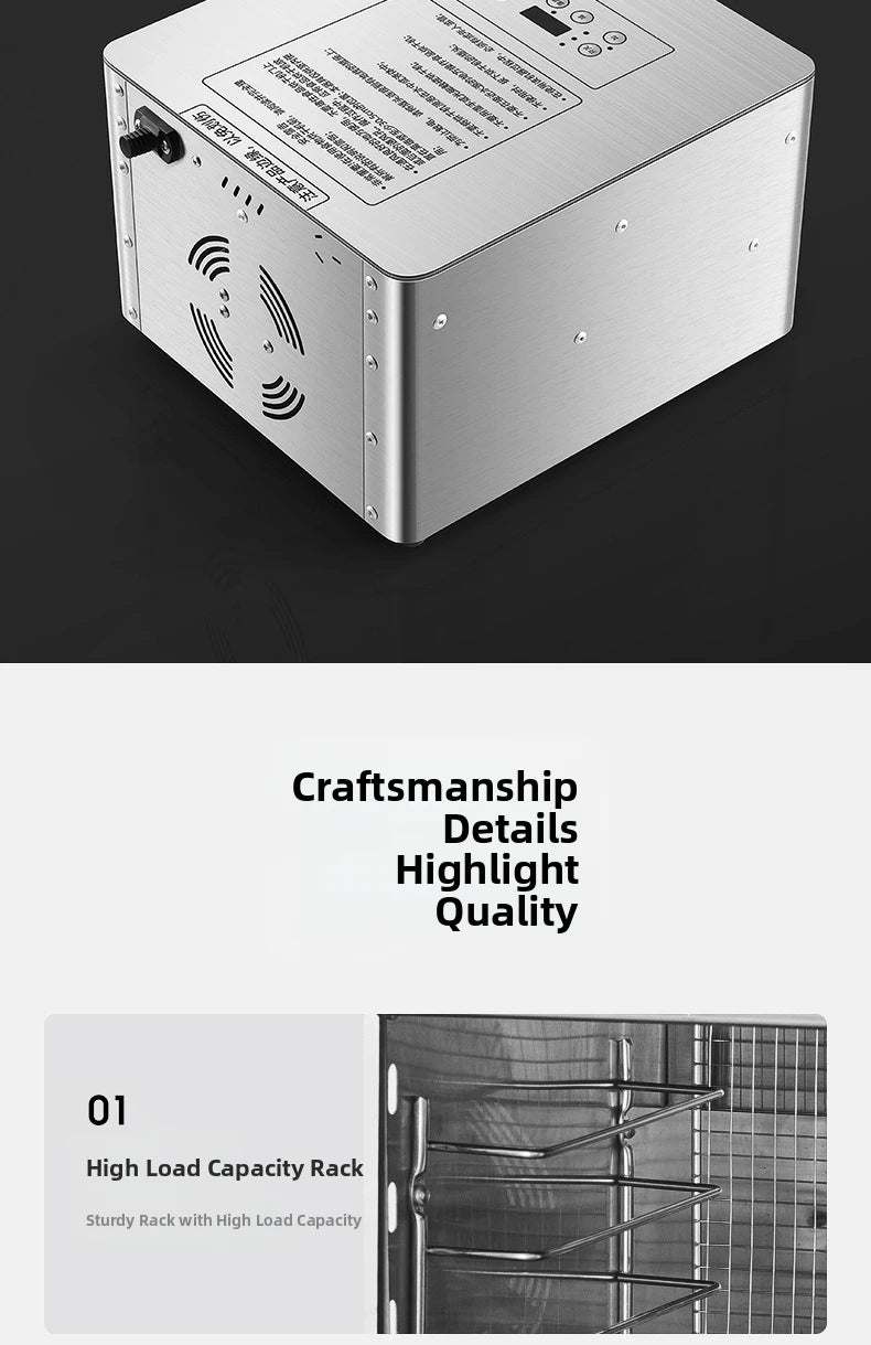 Commercial Grade 5-Layer Food Dehydrator Stainless Steel Drying