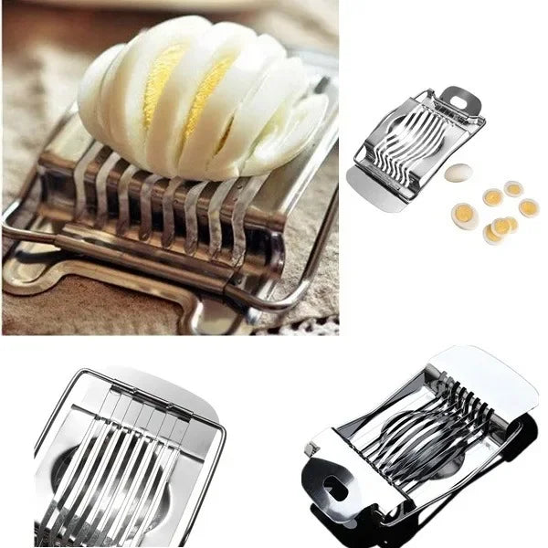 Vegetables Fruit Egg Slicer Section Cutter Stainless Steel