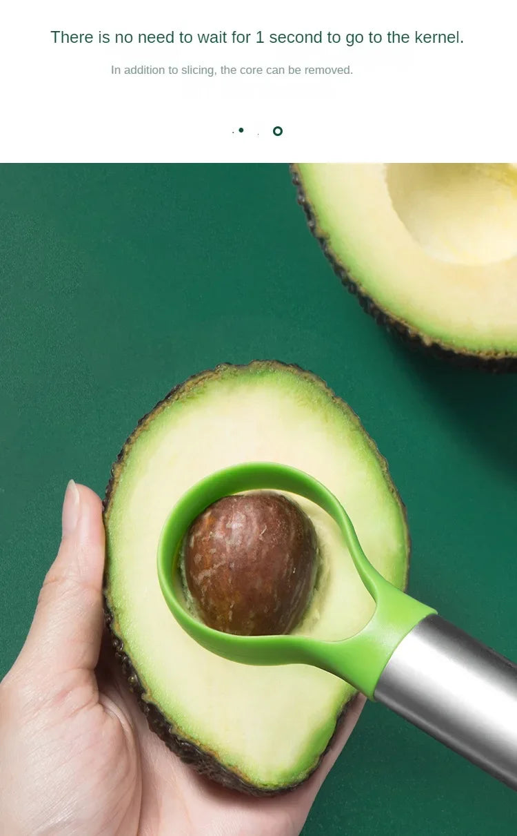 Avocado Knife Stainless Steel Cutter Fruit Cutting Artifact