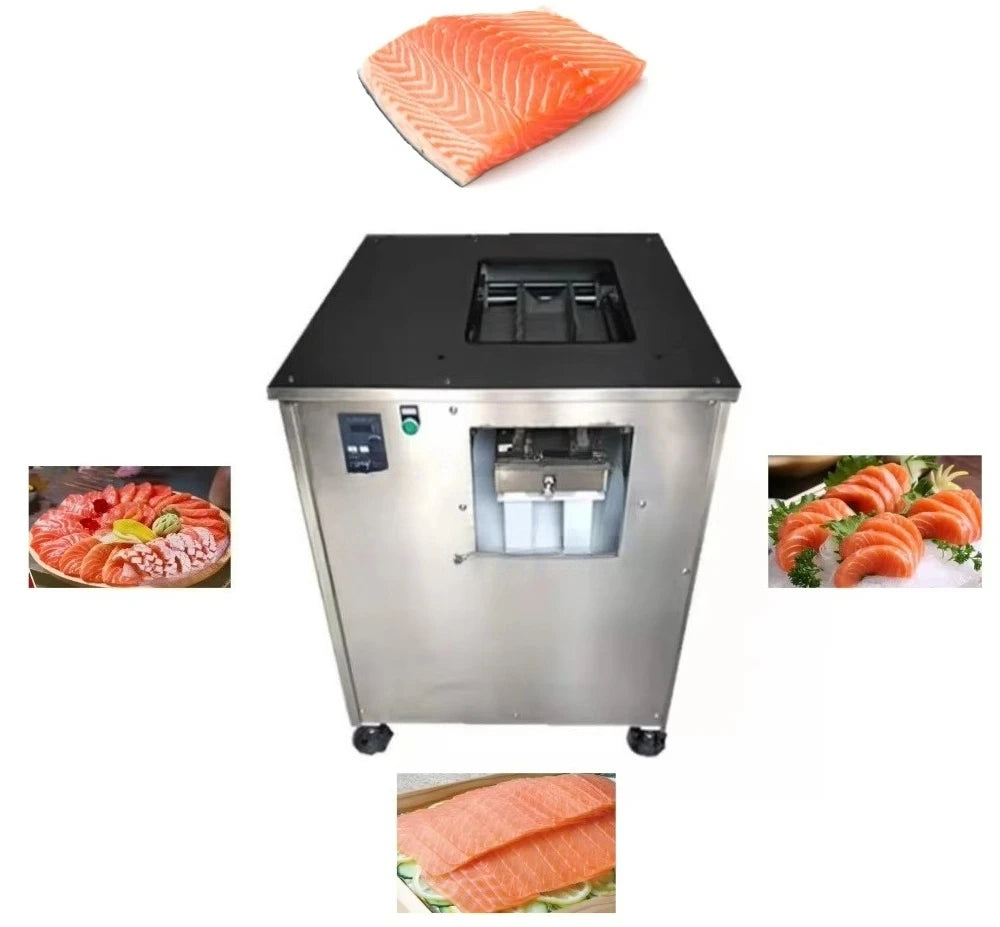 Salmon Fish Meat Slicing Slicer Squid Octopus Beef