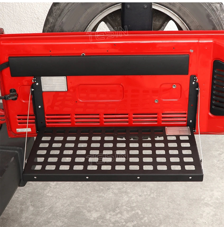 Tesin Car Rear Door Foldable Shelf Tailgate Table