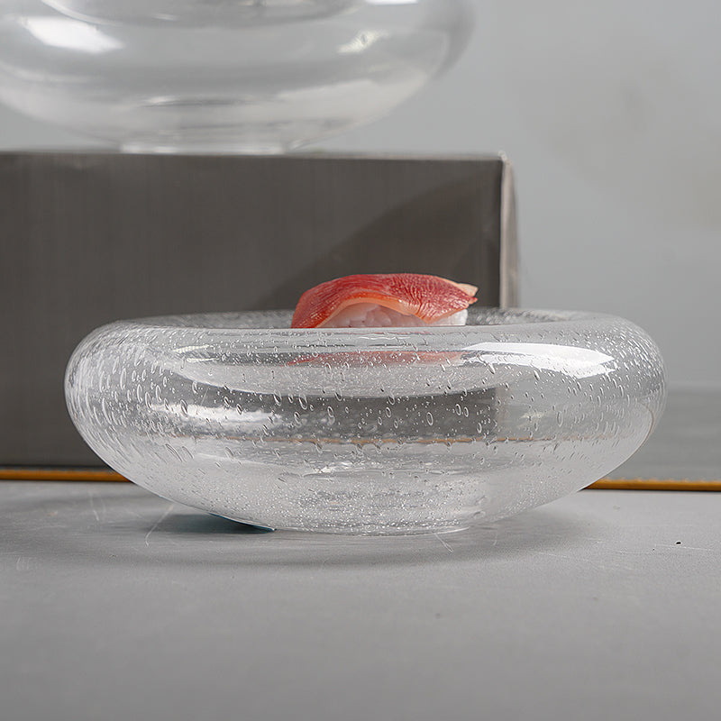 French-Style Western Food Double-Glazed Dessert Plate High-End