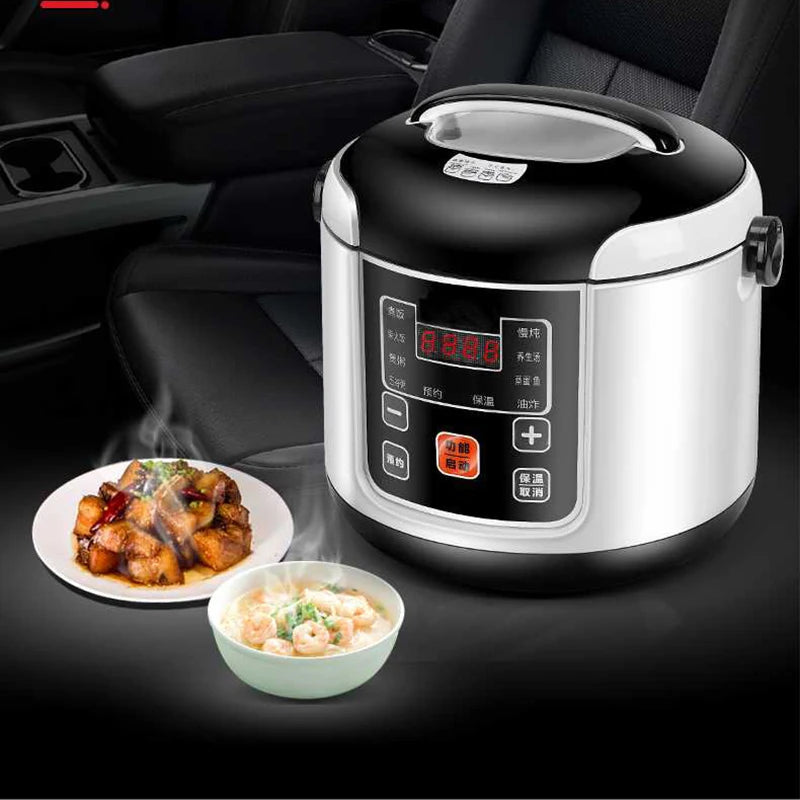 Car Rice Cooker 2l Electric Truck Multi-Cooker Soup