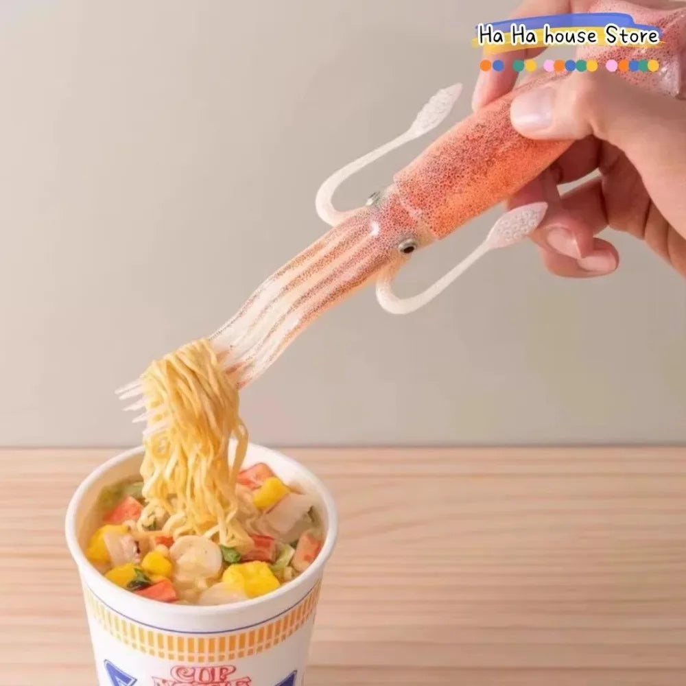 1pc Funny Squid Cuttlefish Heat-Resistant Tableware Instant