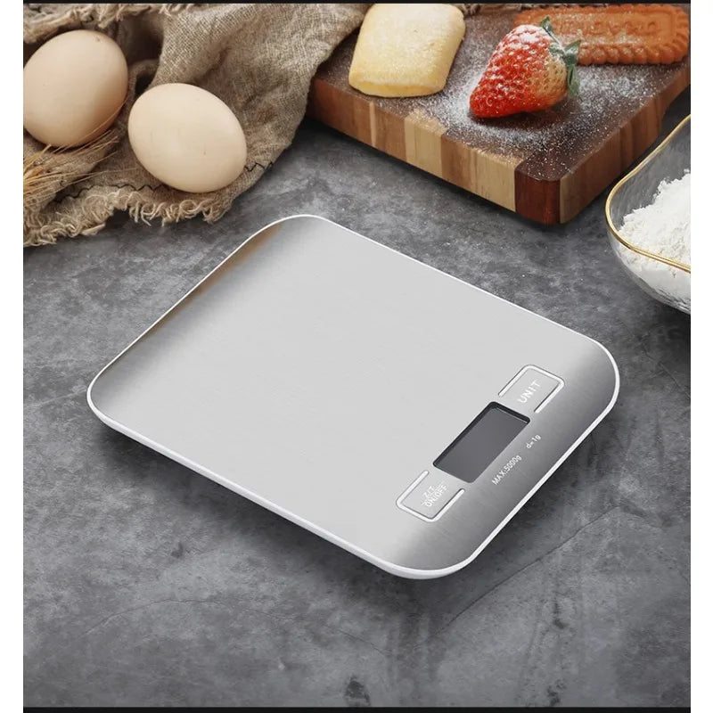 Digital Scale Stainless Steel Platform - 5/10kg Lcd