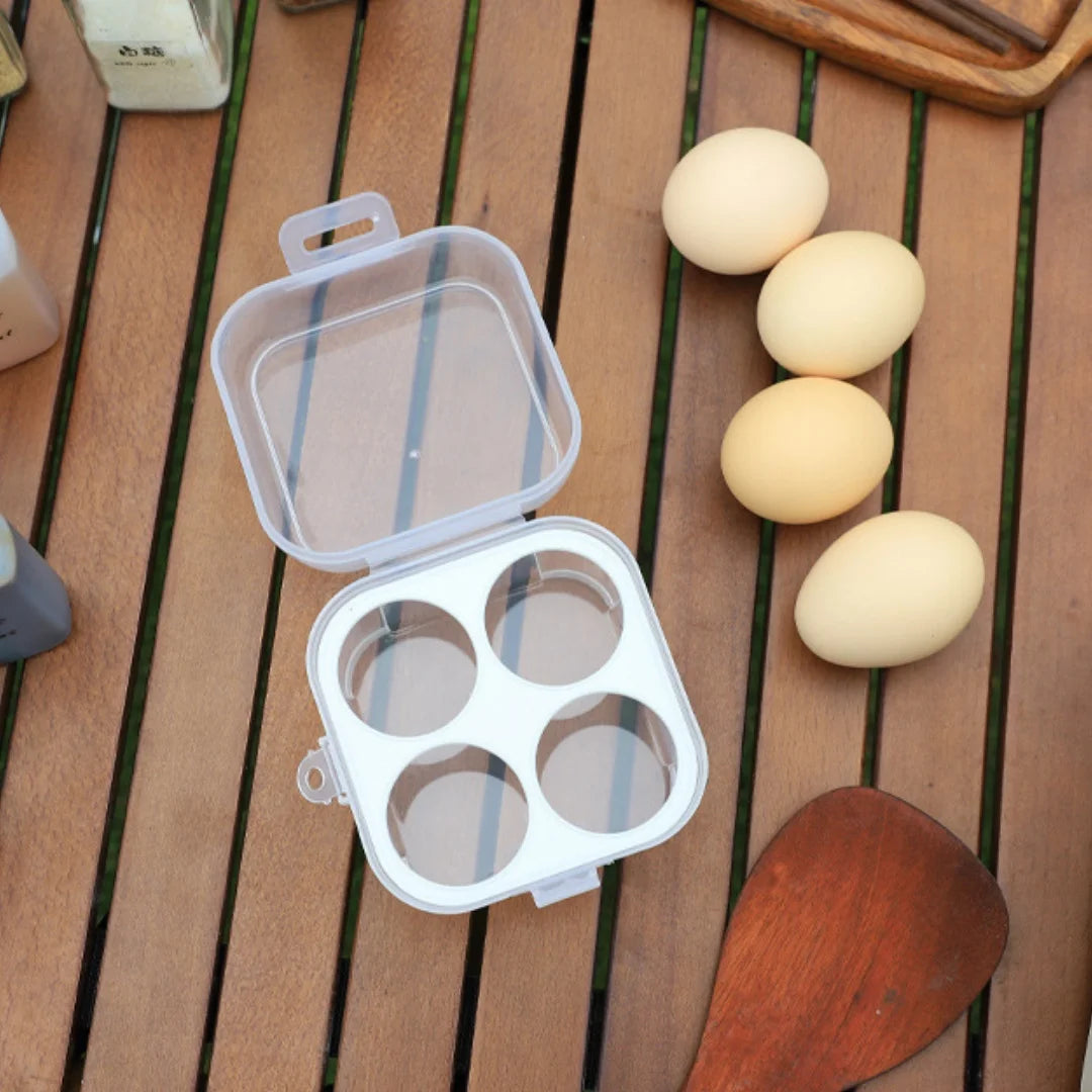 Egg Holder Outdoor Camping Egg Box Transparent Sealed