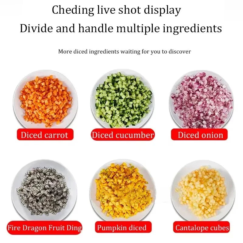 Vegetable Cutter Fruit Vegetable Slicer Commercial Cube Cutting