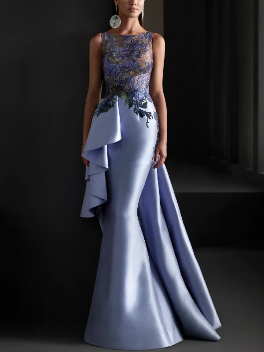 Customized Prom Dresses Exquisite Jewel Mermaid Sweep/Brush