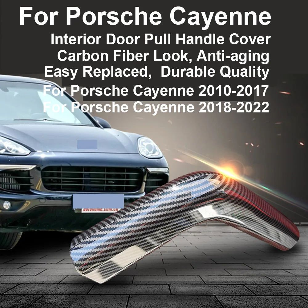 Car Abs Carbon Fiber Interior Door Pull Handle